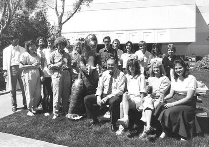 Dr. Edgington with his Scripps Research Institute colleagues and post-doctoral students.